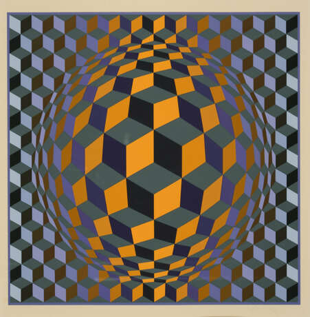 Victor Vasarely. EM-CE (From: Jean-Sébastien Bach) - фото 1