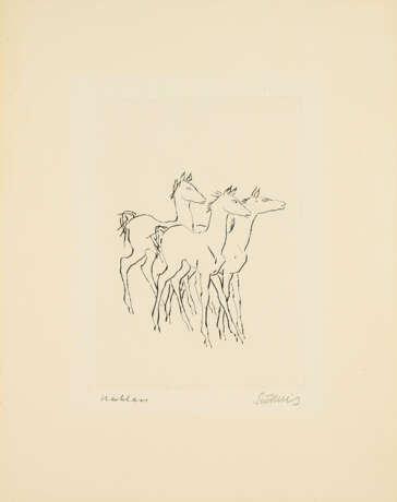 Renée Sintenis. Mixed Lot of 7 Etchings - photo 4