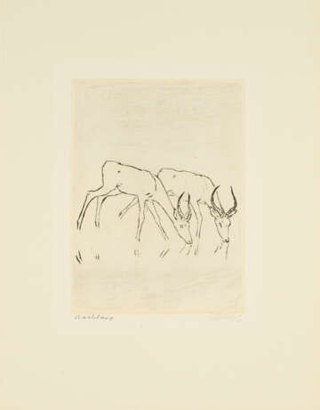 Renée Sintenis. Mixed Lot of 7 Etchings - photo 7