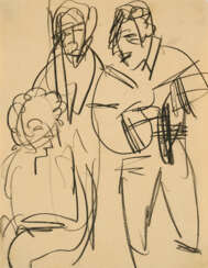 Ernst Ludwig Kirchner. Zieharmonikaspieler beim Bauerntanz