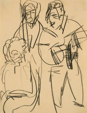 Ernst Ludwig Kirchner. Zieharmonikaspieler beim Bauerntanz - photo 1