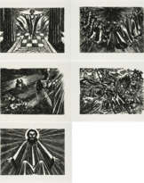 Ernst Barlach. Mixed Lot of 5 Prints (From: An die Freude)