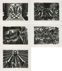 Ernst Barlach. Mixed Lot of 5 Prints (From: An die Freude)