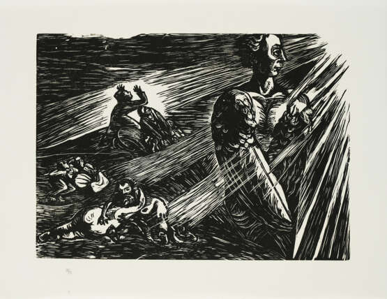 Ernst Barlach. Mixed Lot of 5 Prints (From: An die Freude) - photo 4