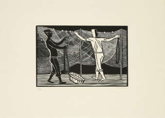 Gerhard Marcks. Fischer am Netz