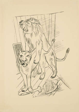 Max Beckmann. Löwenpaar - photo 1