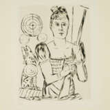 Max Beckmann. Schiessbude (Platte 4 aus: Der Jahrmarkt ) - Foto 1