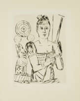 Max Beckmann. Schiessbude (Plate 4 from: Der Jahrmarkt )