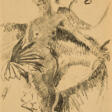 Oskar Moll. Akt mit Palmblatt - Now at the auction
