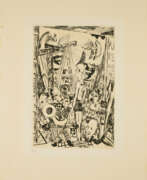 Eau-forte. Max Beckmann. Der große Mann (Plate 5 from: Der Jahrmarkt )