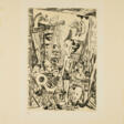 Max Beckmann. Der große Mann (Plate 5 from: Der Jahrmarkt ) - Prix ​​des enchères