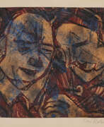 Кристиан Рольфс. Christian Rohlfs. Schlafendes Ehepaar