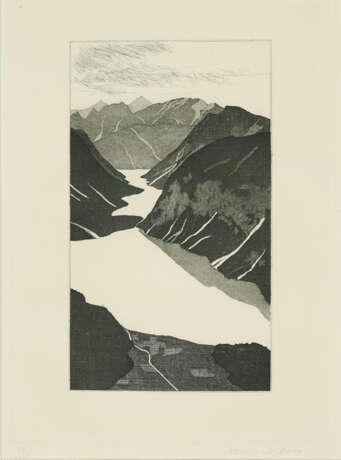 David Hockney. The Lake (Aus: Six fairy tales from the Brothers Grimm) - Foto 1