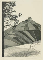 David Hockney. A wooded landscape (From: Six fairy tales from the Brothers Grimm)