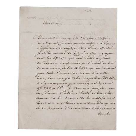 Письмо графа Александра Бенкендорфа - Foto 1