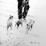 Куда это мы? Papier Holzkohle Realismus Figurative Kunst Россия Томск 2025 - Foto 2