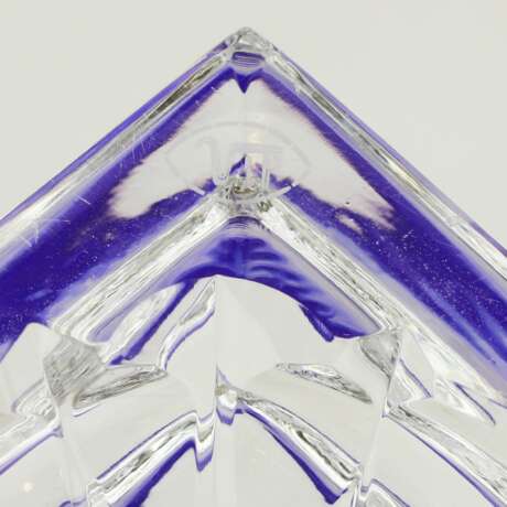 Two-tone hand-cut bowl. LORRAINE France late 20th century Crystal 20th century - photo 6