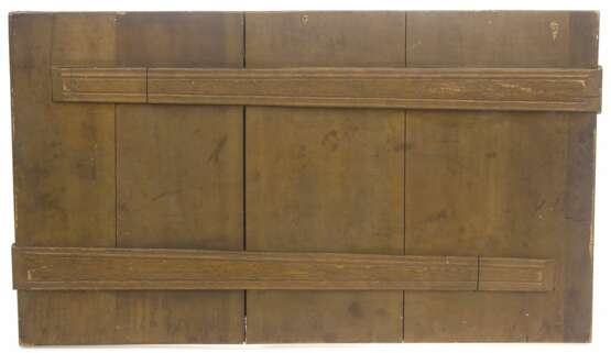 Ic&ocirc;ne de 5 saints Bois naturel Baroque Mid-19th century - photo 3