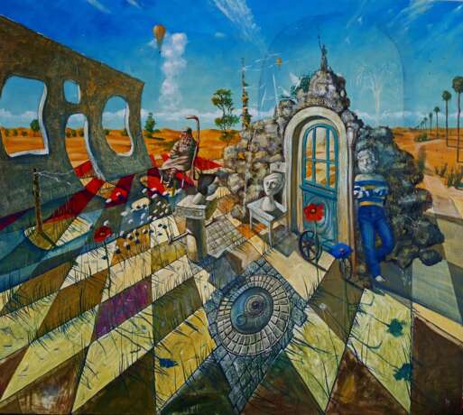 Oasis Oil on canvas surralisam Romantic Ukraine 2025 - photo 1