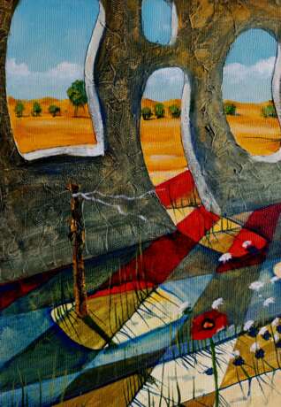 Oasis Oil on canvas surralisam Romantic Ukraine 2025 - photo 6