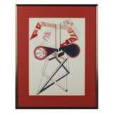 Drawing Radio Speaker Ink Vanguard 20th century - photo 1
