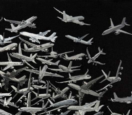 A86 - planes Canvas 21th century - photo 3