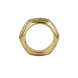 Bague ecrou en or 18 carats avec diamants. Possession de Piaget. Diamanten 21th century - Foto 4