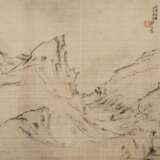 Paar Landschaftsbilder von Liang Yuwei (ca. 1844-1917) - Foto 1