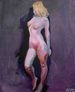 Overview. Jung Axel, Nude Painting, Oil on Canvas, 21st Century