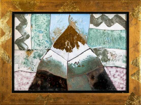 Montagne Magique Enamels on copper 21th century - Foto 1