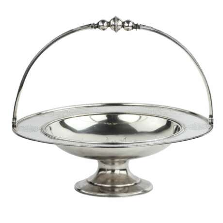 Russian silver candy bowl. Erik Kollin. St. Petersburg 1887 Silver 84 19th century - photo 1