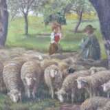 JULIUS KORNBECK:“ Schafe unter blühenden Bäumen“ - photo 4