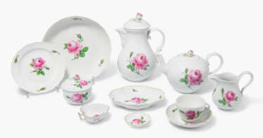 Meissen, Kaffee- und Teeservice "Rote Rose"