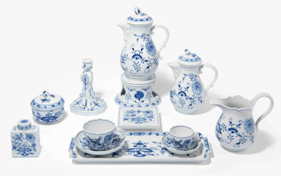 Meissen, Kaffee-/Mokkaservice "Zwiebelmuster" - Foto 1