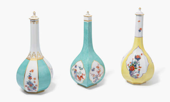 Meissen, 3 Sakeflaschen - photo 1