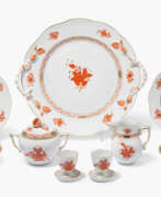 Product catalog. Herend, Kaffee-/Teeservice "Apponyi in Eisenrot"
