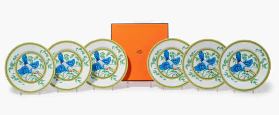 Hermès, 6 Teller "Toucans" - photo 2