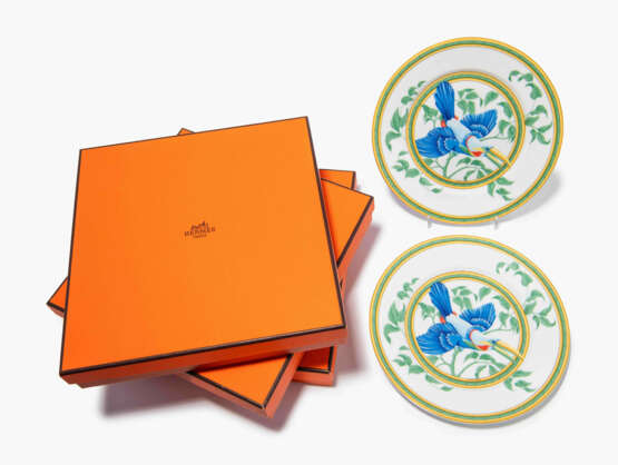 Hermès, 6 Teller "Toucans" - photo 3