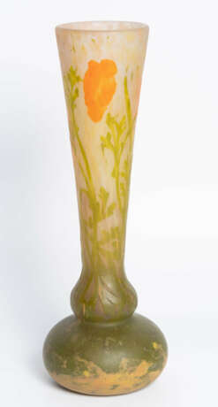 Daum Frères, Vase "Pavots jaunes" - photo 2