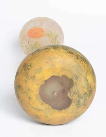 Daum Frères, Vase "Pavots jaunes" - photo 7