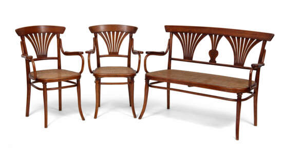 Gebrüder Thonet, Kanapee und 2 Fauteuils "221" - photo 6