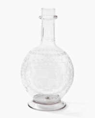 Kugelflasche mit Wappen "von Fischer"