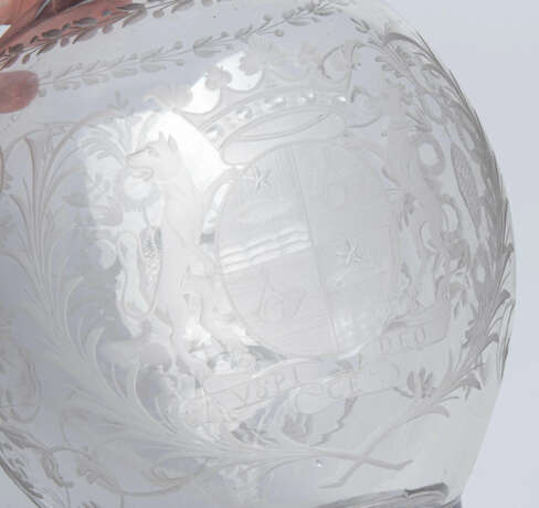 Kugelflasche mit Wappen "von Fischer" - photo 6