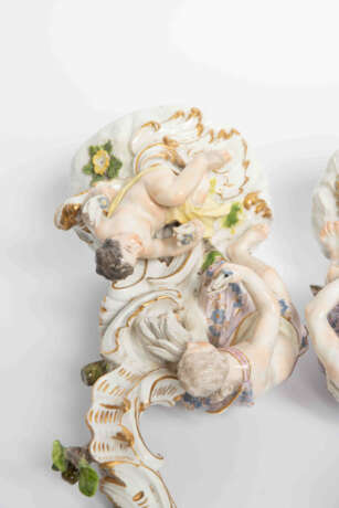 Meissen, 2 Figurenleuchter "Sommer und Winter" - photo 3