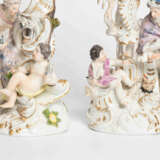 Meissen, 2 Figurenleuchter "Sommer und Winter" - photo 10