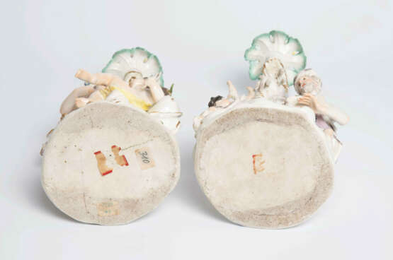Meissen, 2 Figurenleuchter "Sommer und Winter" - photo 11