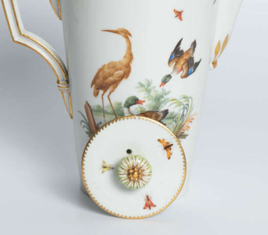 KPM Berlin, Kaffeeserviceteile mit Vogeldekor - Foto 25
