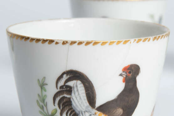 KPM Berlin, Kaffeeserviceteile mit Vogeldekor - Foto 33