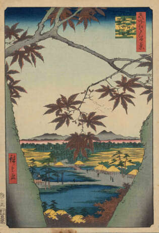 Lot: 11 Blätter von Utagawa Hiroshige (1797–1858) - Foto 7