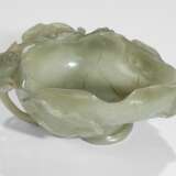 Pinselwascher aus Jade in Lotosform - Foto 1